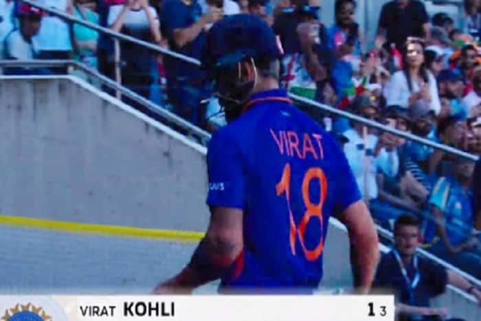 VIDEO: विराट कोहली फिर फ्लॉप, पहला मैच खेल रहे नौसिखिए गेंदबाज ने किया आउट